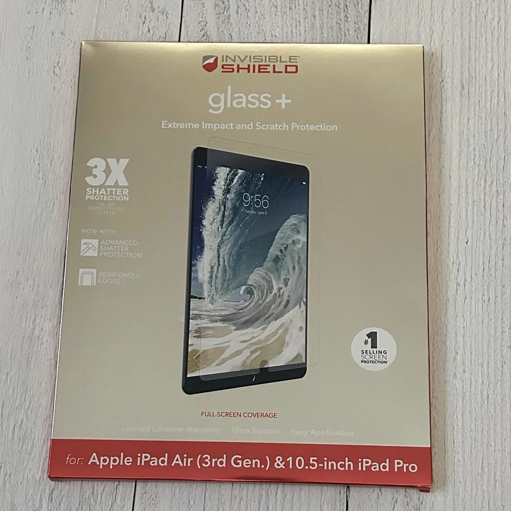 NEW Zagg Invisible Shield Glass Plus screen protector 10.5 inch